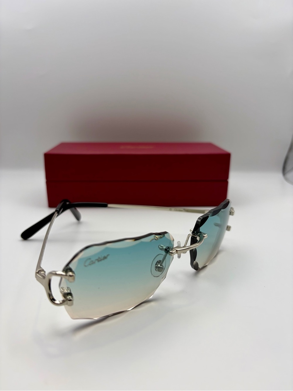 Cartier Rimless Gradient Sunglasses - Picture 5 of 8